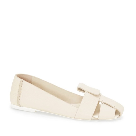 MERCEDES CASTILLO Shoes - MERCEDES CASTILLO Zae ivory bone leather flats